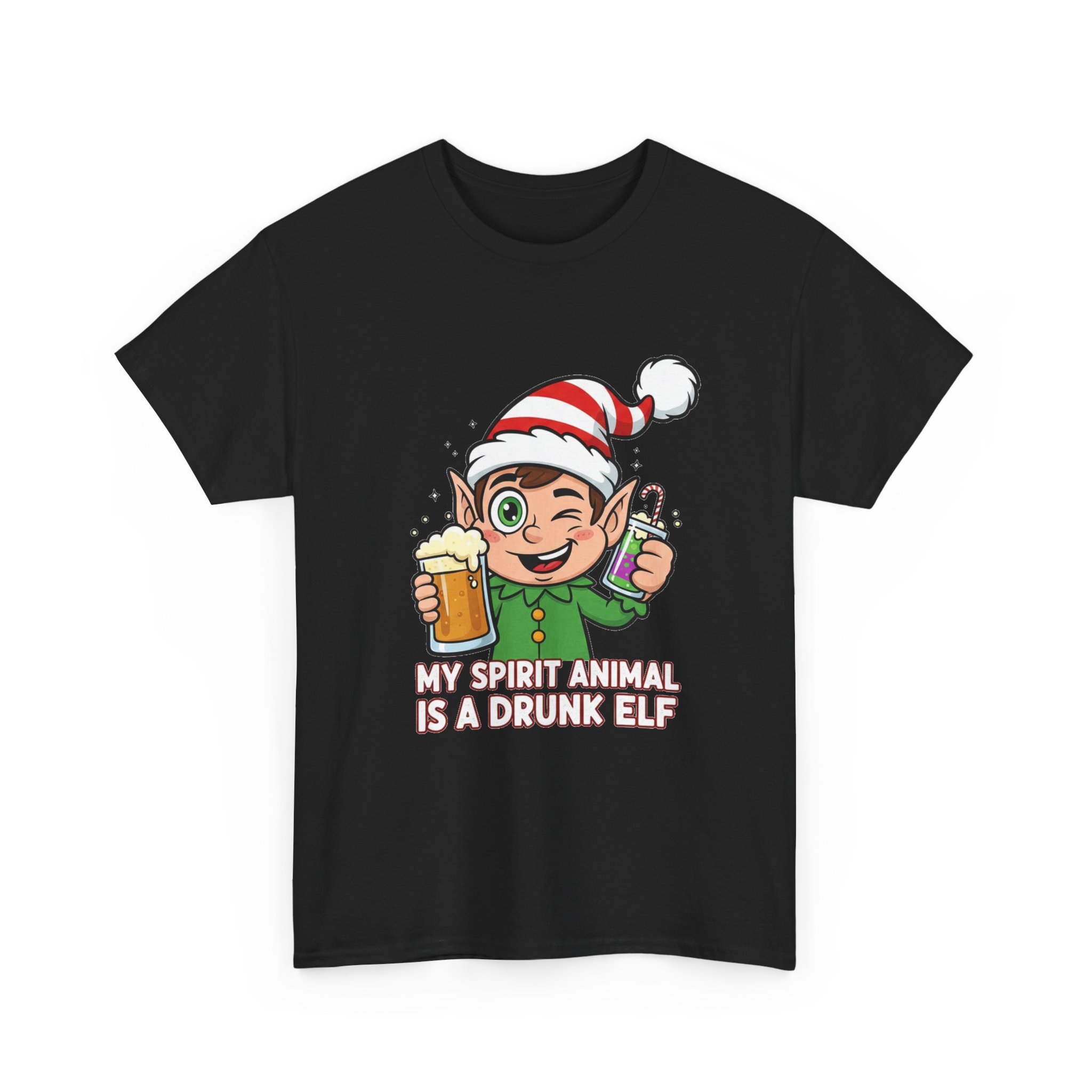 Drunk Elf Christmas Tee